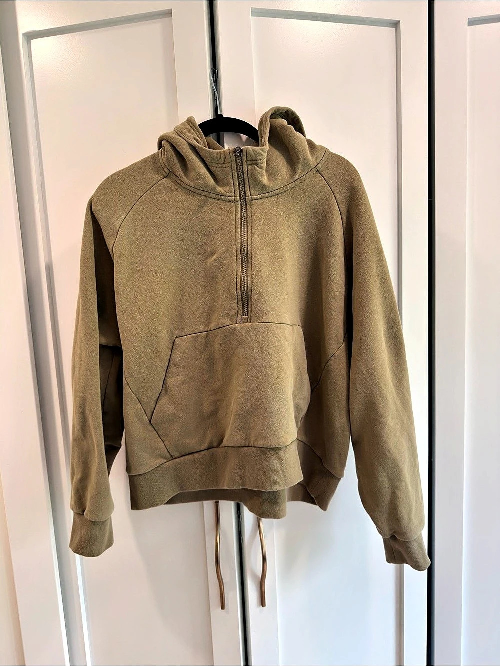 Athleta Women's Pullover Hoodie in Green Size XL